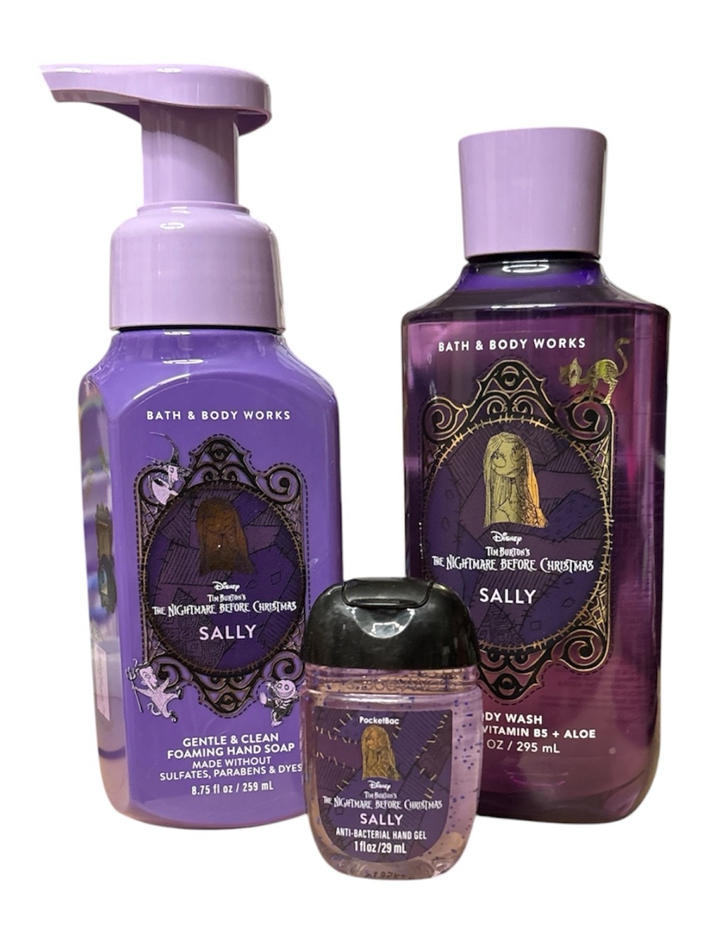 Disney Bath & Body Works "Sally" Limited Edition 3-Piece Set